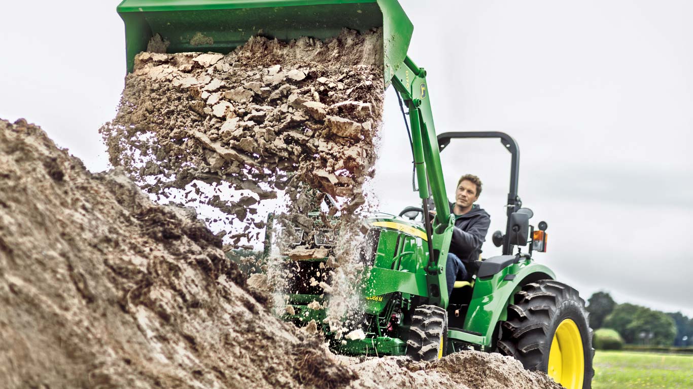 John Deere Frontlader für Kleintraktor