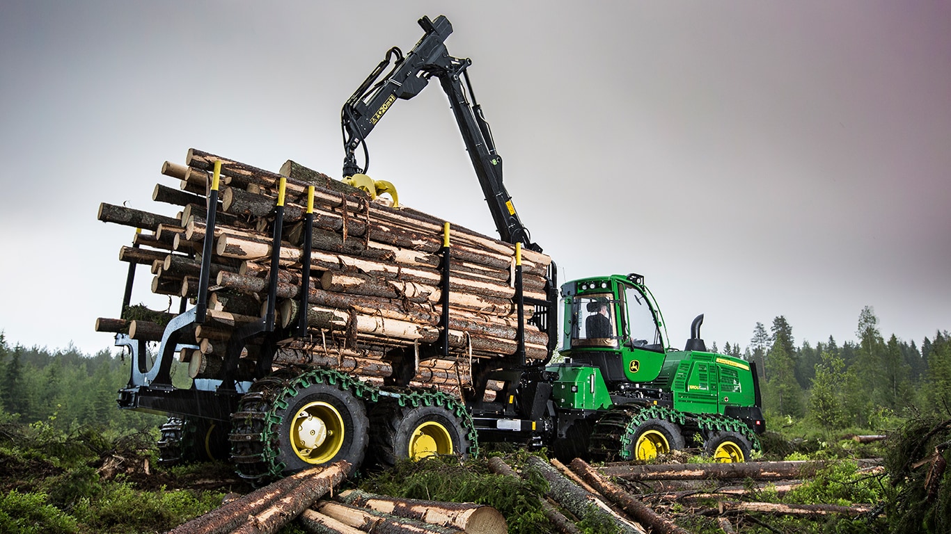 John Deere 1910G mit Ladung