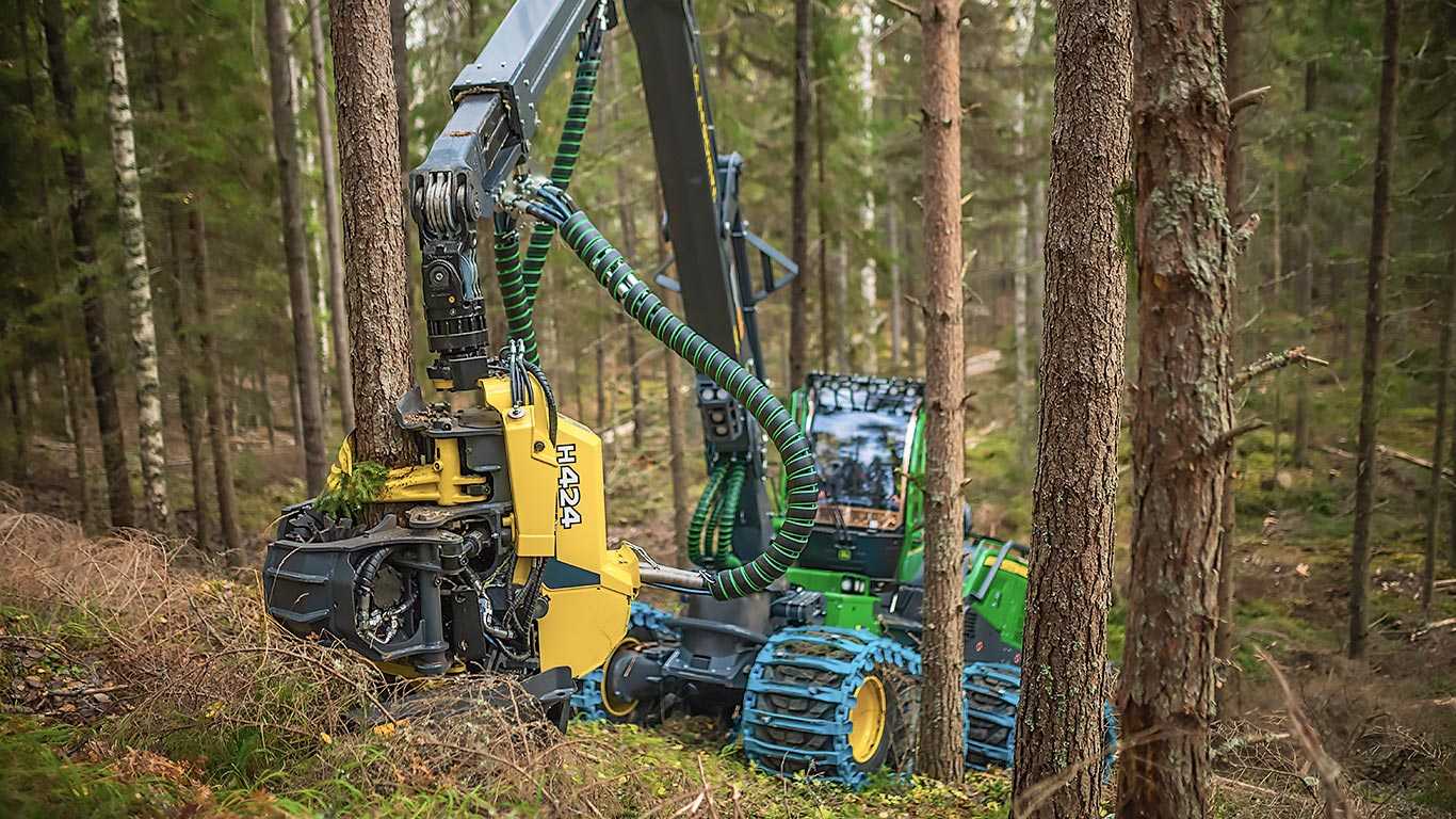 John Deere H424 Harvesterkopf