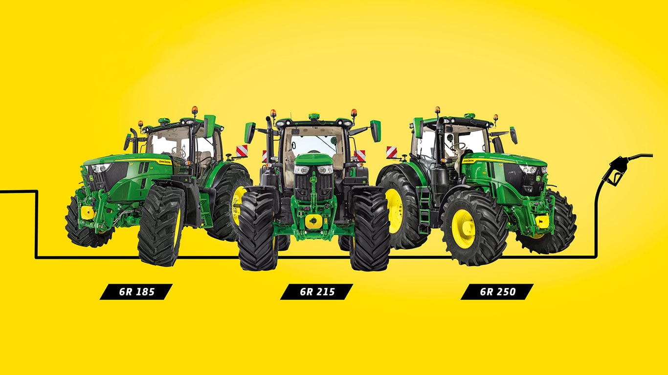 6R von John Deere mit niedrigerer Kraftstoffkosten